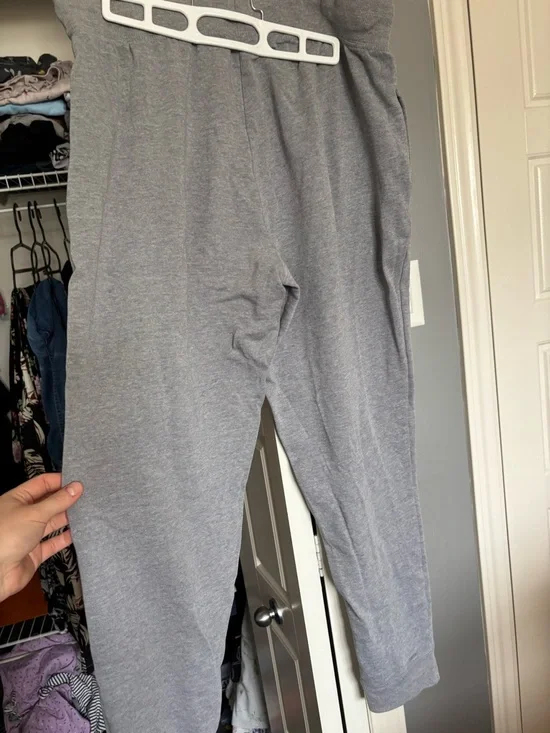 Calvin Klein womens Gray Logo Jogger Pants - Picture 2 of 3